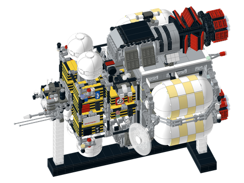 Rendering des LEGO-Modells Marco Polo